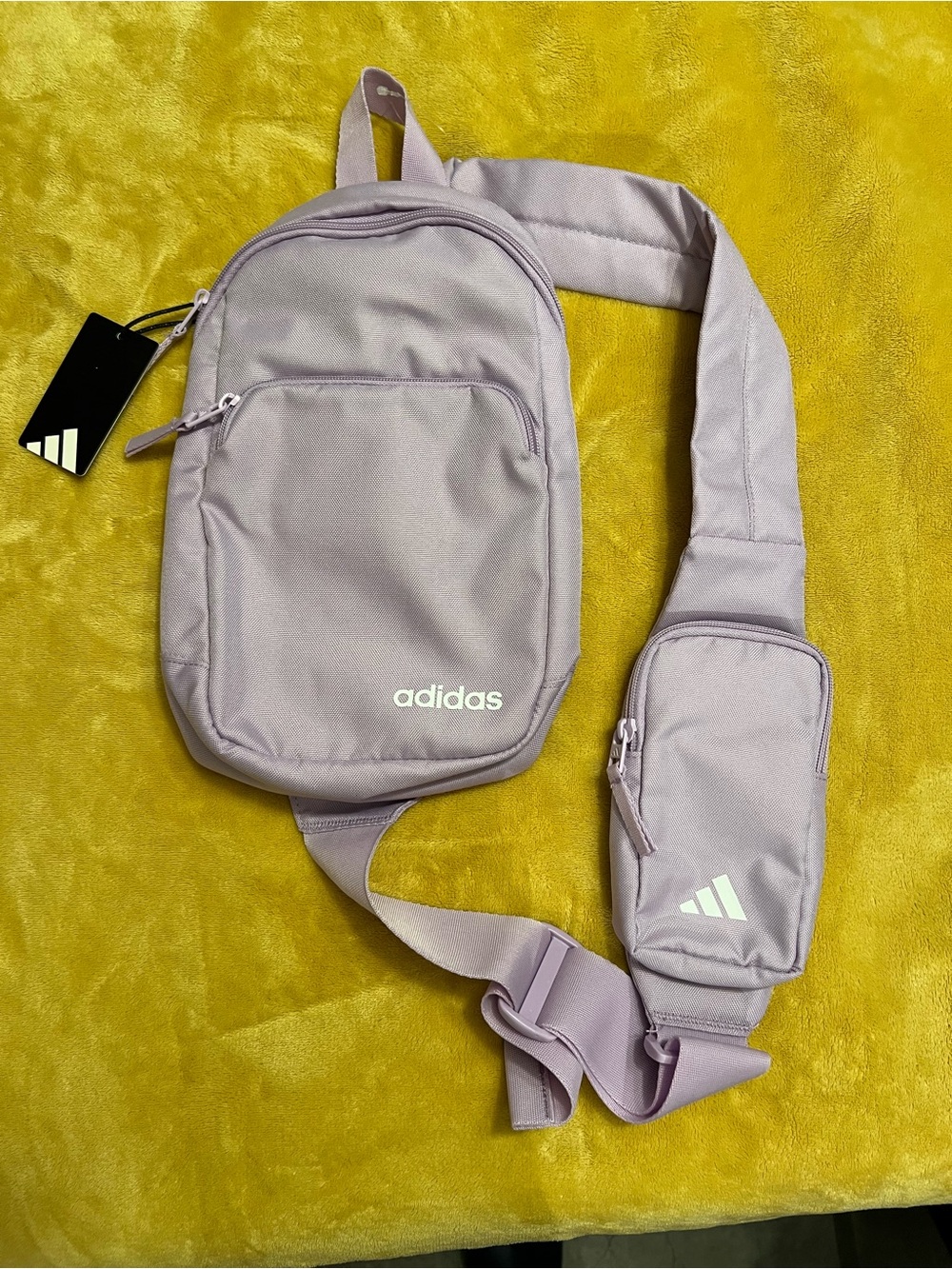 Adidas Lavender Sling Bag - Compact Crossbody